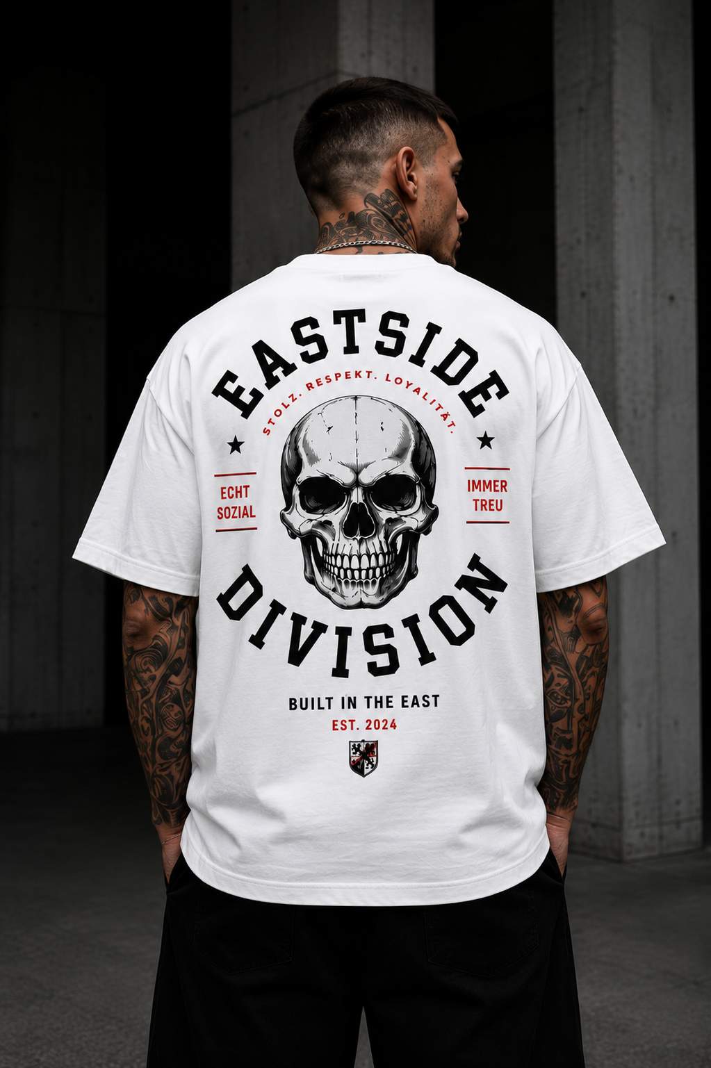 Eastside Division Oversized Tee – White