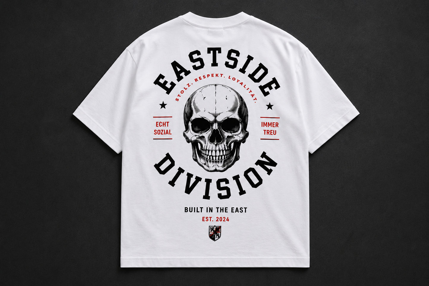 Eastside Division Oversized Tee – White