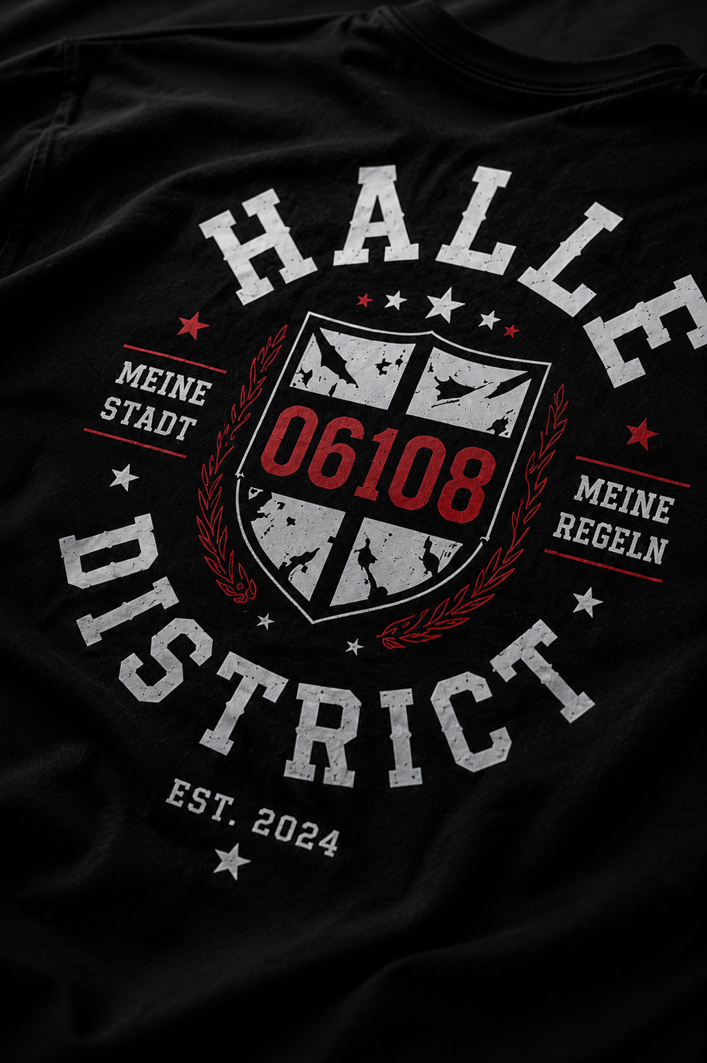 HALLE DISTRICT Oversized Tee – Black